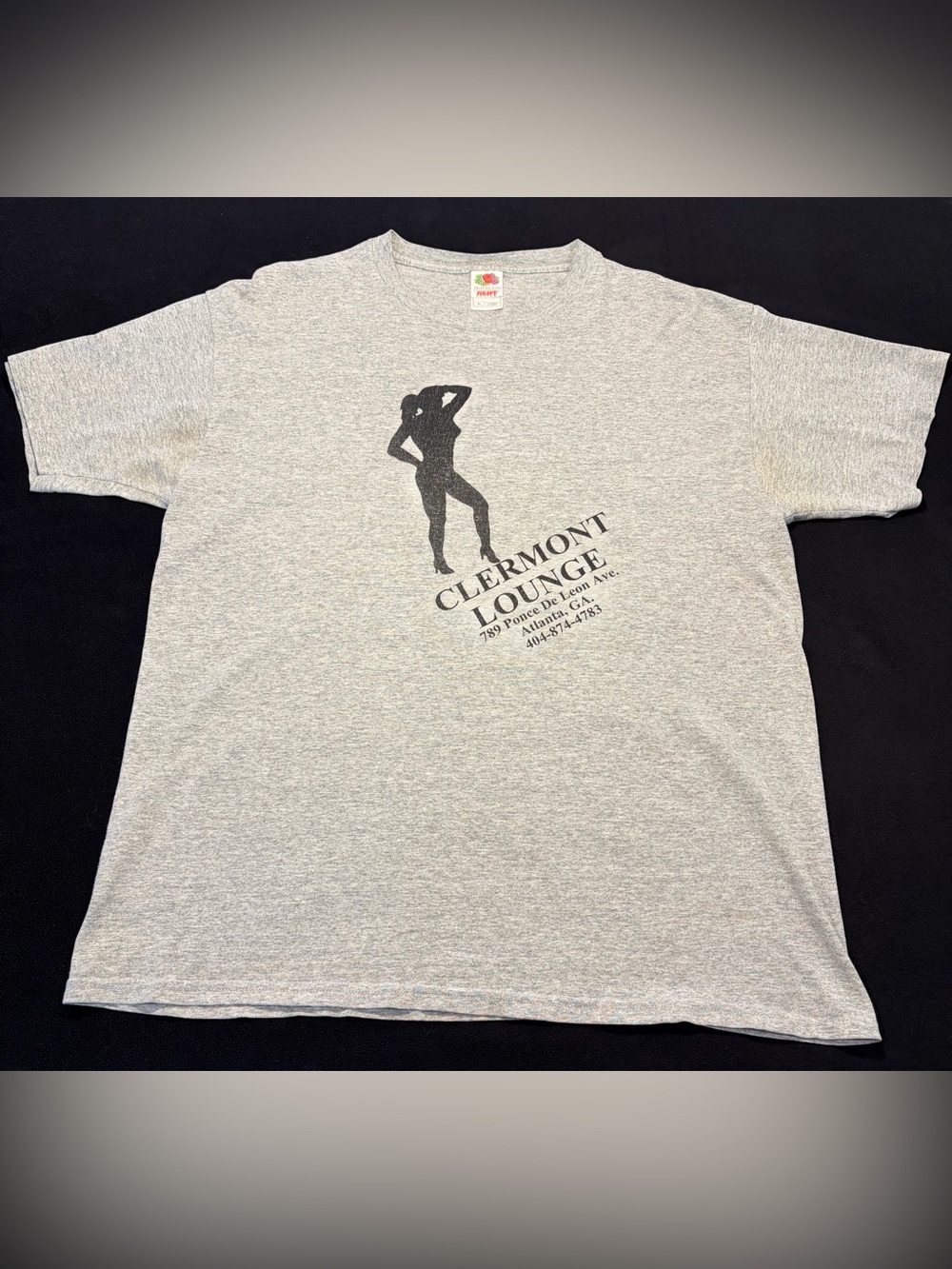 Vintage Clermont Lounge Atlanta T Shirt Men’s XL Fruit of the Loom
